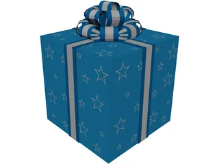Christmas Present Box 3D Model