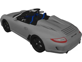 Porsche 911 Speedster (2010) 3D Model