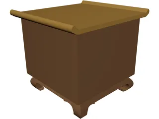 Oriental Rack 3D Model