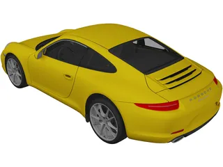 Porsche 911 Carrera (2012) 3D Model