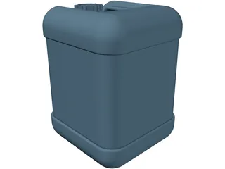 Plastic Container 20lt 3D Model