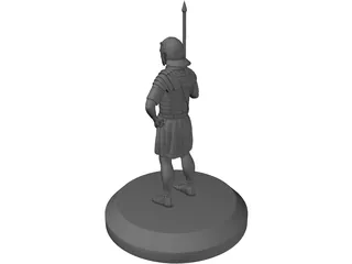 Roman Soldier Pilum Spear 3D Model