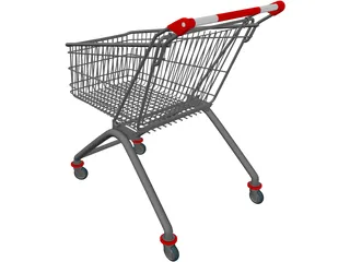 Shopping Cart 3D Model