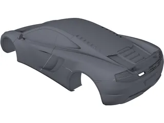 McLaren MP4-12C Body 3D Model