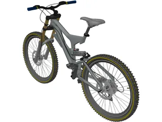 Bike Mountain Freeride/Downhill 3D Model