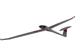 Glider 3D Model