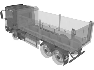Man Dump Truck 3D Model