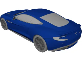 Aston Martin Vanquish (2013) 3D Model