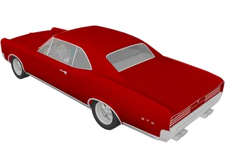 Pontiac GTO (1966) 3D Model