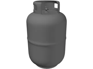 Gas Tank 3D Model