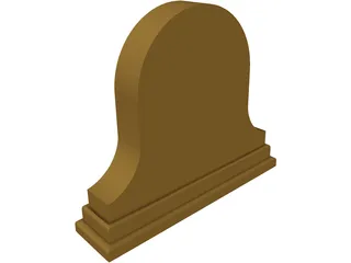 Mantle Clock 3D Model