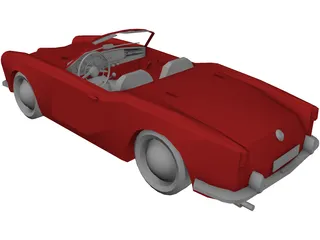 Alfa Romeo Giulietta Spider 3D Model