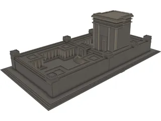 Second Temple 3D Model