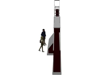 Mining Monument 3D Model