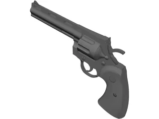 Colt Python 6 Inch 3D Model
