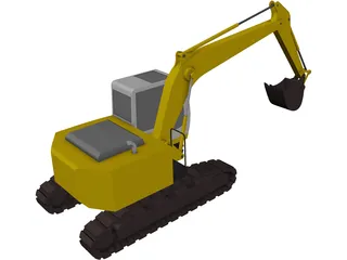 Excavator 3D Model