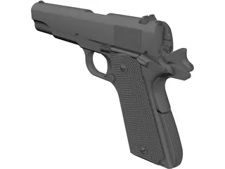 Colt 1911 Automatic 3D Model