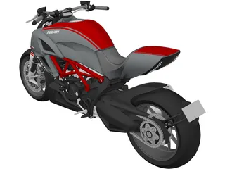 Ducati Diavel (2011) 3D Model