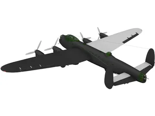 Avro Lancaster 3D Model