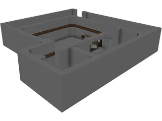 Recording Studio 3D Model