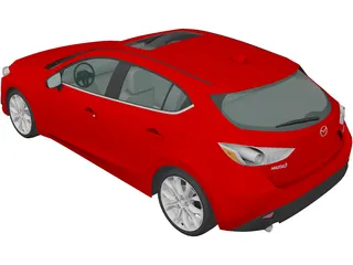 Mazda 3 Hatchback (2013) 3D Model