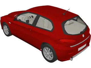 Alfa Romeo 147 (2005) 3D Model