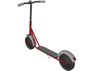 Central Scooter 3D Model