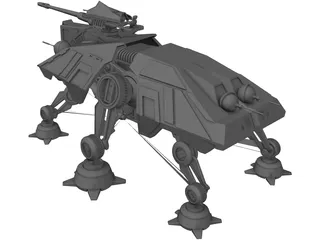 Star Wars AT-TE Walker 3D Model