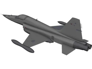 Northrop F-5E Tiger 2 3D Model