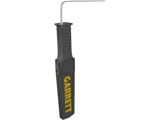 Garrett Security Wand 3D Model