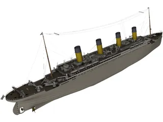 Titanic R.M.S 3D Model