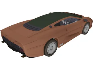 Jaguar XJ220 3D Model