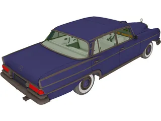 Mercedes-Benz 300 SE 3D Model