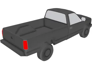 Chevrolet S10 Pickup (1991) 3D Model