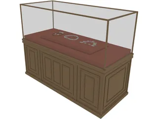 Museum Glassbox 3D Model