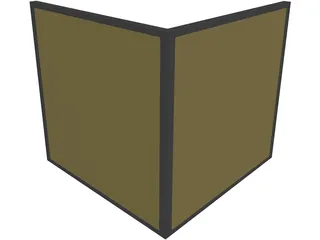 Complete Office Module 3D Model