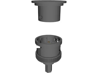 BNC Connectors 3D Model