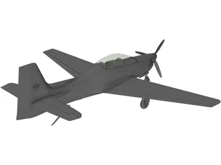 Embraer EMB 312 Tucano 3D Model