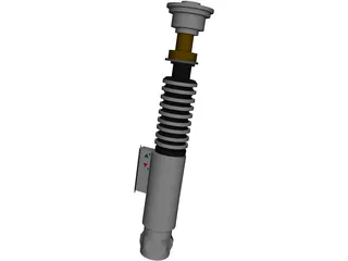 Luke Skywalker Lightsaber 3D Model