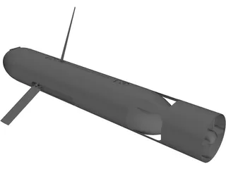 Unmanned Underwater Vehicle (UUV) 3D Model