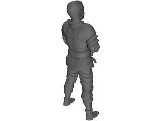 Young Knight 3D Model