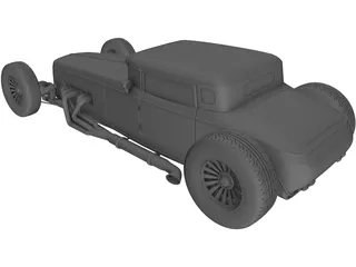Rat Rod 3D Model