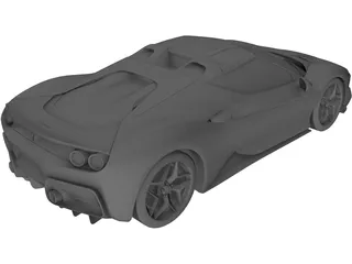 Ferrari J50 (2017) 3D Model