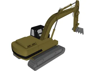 Excavator 3D Model
