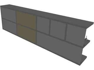 Bathroom Cabinet 3D Model