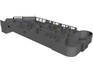 Hospital Interior 3D Model