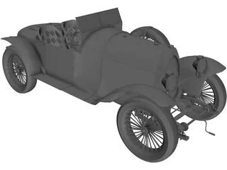 Bugatti Type 18 (1914) 3D Model