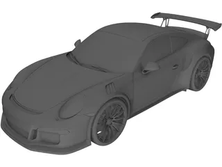 Porsche 911 GT3 RS (2016) 3D Model