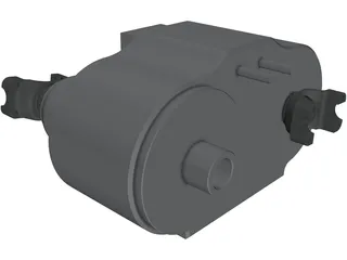 Transfer Case 4x4 3D Model