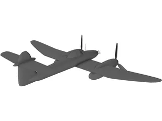 Westland Whirlwind 3D Model